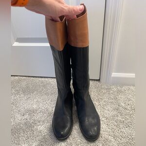Lauren Ralph Lauren Black and Brown Winter Boots